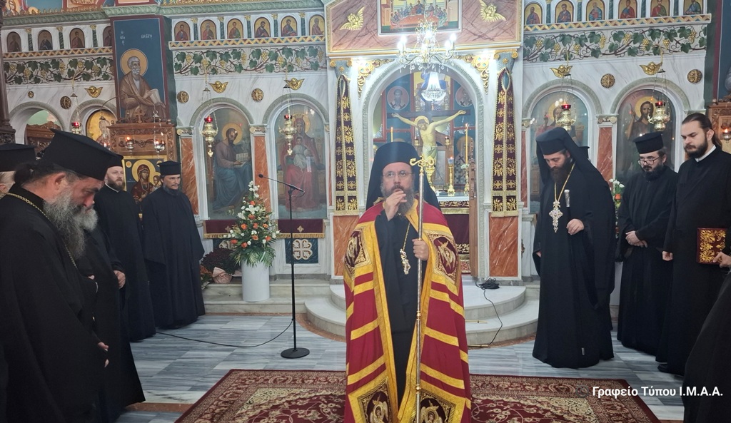 Ο Μητροπολίτης Δαμασκηνός αναφέρθηκε την 9η Νοεμβρίου στην Εκκλησία που είναι «χώρος» ενός μεγάλου «μαζί»: ο άνθρωπος μαζί με τον Θεό και όλοι οι άνθρωποι μαζί ενωμένοι.