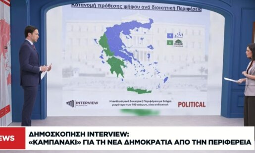 Αναμφισβήτητα η δημοσκόπηση της Interview για την Εφημερίδα «Political» δείχνει πως το ΠΑ.ΣΟ.Κ. επιστρέφει σε 4 Περιφέρειες, μία εκ των οποίων αυτή στη Δυτική Ελλάδα!