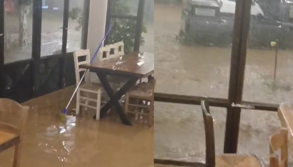 Από τη νέα κακοκαιρία δε γλίτωσε η Βόνιτσα καθώς το Γυμνάσιο Μοναστηρακίου παραμένει κλειστό ενώ πλημμύρισαν δρόμοι και σπίτια.