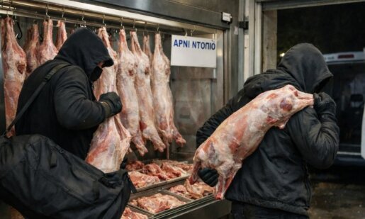 Στη Δωρίδα τα ξημερώματα της Τρίτης, 16 Δεκεμβρίου 2025 άγνωστοι έκαναν διάρρηξη σε κρεοπωλείο κλέβοντας τεράστια ποσότητα κρεάτων αλλά και χρήματα.