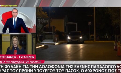 Ραγδαίες οι εξελίξεις στο Κολωνάκι με την Ελένη Παπαδοπούλου καθώς προφυλακίστηκε την Τρίτη, 30 Δεκεμβρίου 2025 ο γιος της για τη δολοφονία της.