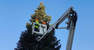 1η Δεκεμβρίου και τα Χριστούγεννα του 2025 (σχεδόν) έφτασαν! Από το πρωί της Δευτέρας πήρε τη... θέση του στην Πλατεία Δημοκρατίας το Χριστουγεννιάτικο Δέντρο!