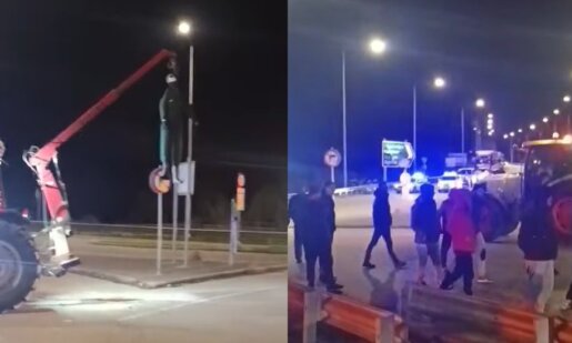 Οι Αγρότες Αιτωλοακαρνανίας έκλεισαν πριν μερικά λεπτά με τα τρακτέρ τους τον Κόμβο Χαλικίου ως μια πρώτη αντίδραση στα όσα ειπώθηκαν από τον Πρωθυπουργό Κυριάκο Μητσοτάκη.