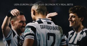 Για την 7η Αγωνιστική της League Phase του UEL ο Π.Α.Ο.Κ. στο δεύτερο ημίχρονο κέρδισε με 2-0 τη Ρεάλ Μπέτις, εξασφάλισε την πρόκριση και πάει για 8άδα!