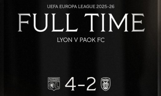 Για την 8η Αγωνιστική της League Phase του UEL ο Π.Α.Ο.Κ. το πάλεψε κόντρα στη Λυών αλλά ηττήθηκε - Αφιέρωσε και τα δύο γκολ στα θύματα της τραγωδίας!