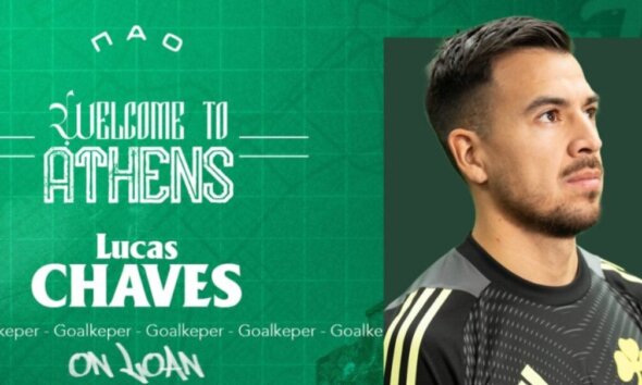 Ο Παναθηναϊκός έκανε το «μπαμ» στη Stoiximan SL1 μιας και όπως ανακοινώθηκε ο Λούκας Τσάβες συνεχίζει αυτή τη φορά ως δανεικός -έως το καλοκαίρι- στους «Πράσινους»!