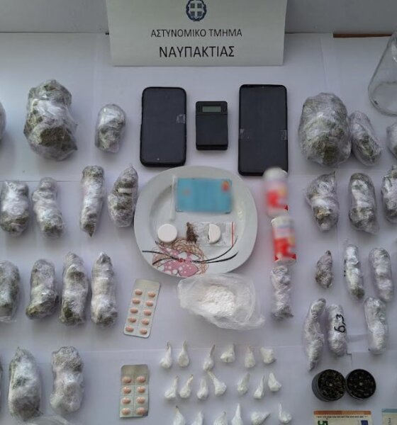 Η ΕΛ.ΑΣ. εξέδωσε επίσημη ανακοίνωση πριν λίγο για όσα διαδραματίζονται στη Ναύπακτο - Και Μαθητής Λυκείου μεταξύ των συλληφθέντων για διακίνηση ναρκωτικών.