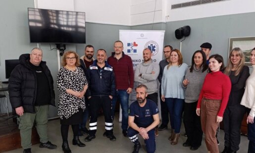 Εργαζόμενοι στο Ε.Κ.Α.Β. Αγρινίου την Πέμπτη, 26 Φεβρουαρίου 2026 πραγματοποίησαν Εκπαίδευση Πρώτων Βοηθειών στη Δ.Ο.Υ. Αγρινίου.