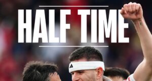 Τέλος 1ου Ημιχρόνου για την 22η Αγωνιστική της Stoiximan SL1 και ο Παναιτωλικός βρίσκεται πίσω στο σκορ από το 37ο λεπτό με γκολ του Πιρόλα μετά από κεφαλιά.