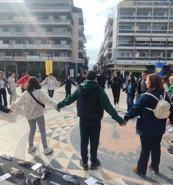 Στο Αγρίνιο το πρωί της Παρασκευής, 6 Μαρτίου 2026 οι Μαθητές έστειλαν ένα ισχυρό μήνυμα κατά της Σχολικής Βίας και του Εκφοβισμού.