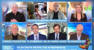 Στον ΑΝΤ1 οι «Ράδιο Αρβύλα» και ο Αντώνης Κανάκης σχολίασαν το βράδυ της 23ης Μαρτίου τον Γιώργο Λεχουρίτη που ήταν non-stop σε εκπομπή του Open Beyond.