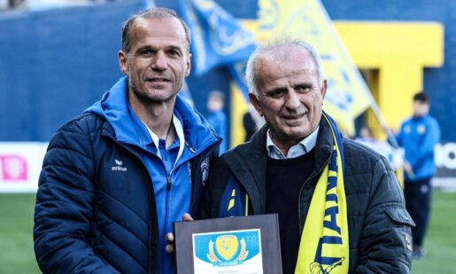 Μέσω... Άγγελου Μπασινά ο Αμφιλοχιώτης Χρήστος Πρίτσας και η Κηφισιά τίμησαν το απόγευμα της 9ης Μαρτίου 2026 στο Αγρίνιο τον Παναιτωλικό για τα 100 Χρόνια!