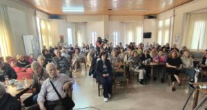 Στο Κ.Α.Π.Η. Αγρινίου το πρωί της Παρασκευής, 15 Μαΐου 2025 η Ημερίδα για την Ενδοοικογενειακή Βία και τα περιστατικά εξαπάτησης είχε μεγάλη συμμετοχή.