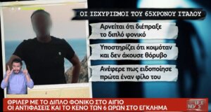 Ο Λόγγος Αιγίου στο επίκεντρο των εξελίξεων μετά και τη δίωξη για ανθρωποκτονία τη 10η Ιουνίου στον Ιταλό σύντροφο της 54χρονης για το διπλό έγκλημα.