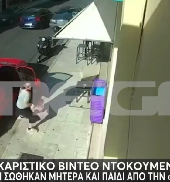Η Ναύπακτος παραμένει συγκλονισμένη ειδικά μετά το mega ντοκουμέντο από τη χρονική στιγμή που μια μητέρα σώζει την κόρη της από σύγκρουση με Ι.Χ..