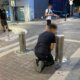 Στο Αγρίνιο οι δοκιμές συνεχίζονται για την εφαρμογή του συστήματος με τις βυθιζόμενες μπάρες, χαρακτηριστικό παράδειγμα ο Πεζόδρομος Ι. Σταΐκου.