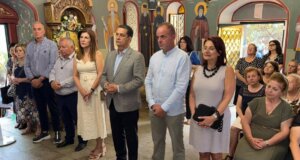 Ο Δήμαρχος Αγρινίου, Γιώργος Παπαναστασίου, συμμετείχε στον Εσπερινό της Αγίας Μαρίνας εκφράζοντας την ευχή «να χαρίζει υγεία, ειρήνη και ευλογία σε κάθε σπίτι».