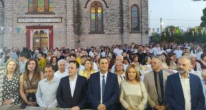 Στην Κυψέλη Αγρινίου το απόγευμα της 26ης Ιουλίου με τη συμμετοχή Αυτοδιοικητικών αλλά και πλήθους πιστών τελέστηκε ο Πανηγυρικός Εσπερινός του Αγίου Παντελεήμονα.