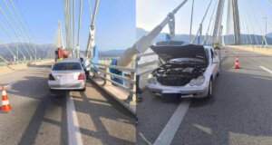 Στη Γέφυρα Ρίου-Αντιρρίου τη Δευτέρα (27/07) ένα Ι.Χ. αντιμετώπισε μηχανική βλάβη κι αυτό είχε ως αποτέλεσμα να βγάζει καπνούς.