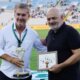 Η Πρωταθλήτρια Κύπρου, Ομόνοια Λευκωσίας, πριν την έναρξη του φιλικού προετοιμασίας με τον Παναιτωλικό του Γιάννη Αναστασίου τίμησε την Αγρινιώτικη Π.Α.Ε.