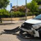 Στα Δικαστήρια Αγρινίου και πιο συγκεκριμένα στην Οδό Τερτσέτη και Πολυζωίδη σηειώθηκε τροχαίο υλικών ζημιών κατά τις μεσημεριανές ώρες της 27ης Ιουλίου.