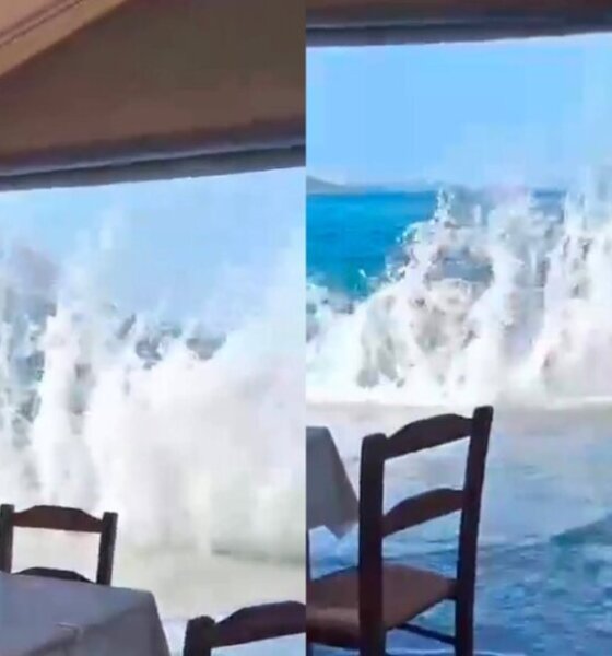 Ο Μύτικας Αιτωλοακαρνανίας στο επίκεντρο μετά το συμβάν της 5ης Αυγούστου όπου μια γυναίκα κόντεψε να πνιγεί από τα τεράστια κύματα μετά το πέρασμα Θαλαμηγού.