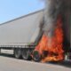Η Ιόνια Οδός στο επίκεντρο των γεγονότων καθώς το απόγευμα της 25ης Αυγούστου υπήρξε κινητοποίηση για φωτιά σε λάστιχο νταλίκας κάτω από το ντεπόζιτο πετρελαίου στο ύψος της Γαυρολίμνης.