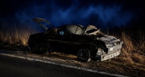 Στην περιοχή Στάνος Αμφιλοχίας αργά το βράδυ της 31ης Ιουλίου σημειώθηκε μια σφοδρή σύγκρουση με ανατροπή οχήματος με αποτέλεσμα να τραυματιστούν δύο άτομα.