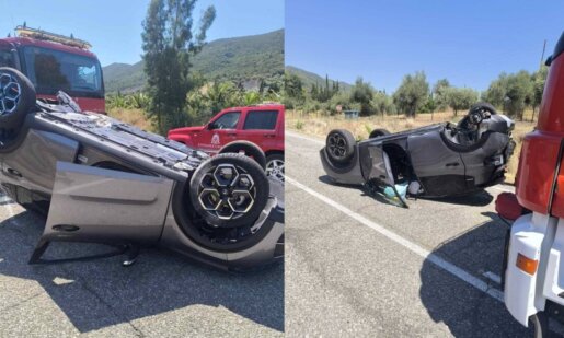 Ένα νέο τροχαίο ατύχημα σημειώθηκε την 11η Αυγούστου στη Γαυρολίμνη Ναυπακτίας με δύο ελαφρά τραυματίες μετά από ανατροπή οχήματος Ι.Χ.