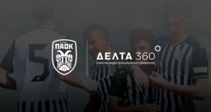 Οι Ανώτερες Σχολές ΔΕΛΤΑ 360 και η Π.Α.Ε. Π.Α.Ο.Κ. ανανεώνουν για ακόμη τρία χρόνια την αποκλειστική συνεργασία τους, τόσο με την Πρώτη Ομάδα όσο και με την Ποδοσφαιρική Ακαδημία της Π.Α.Ε. Π.Α.Ο.Κ., ενισχύοντας μια σχέση που έχει πλέον αποκτήσει ισχυρές βάσεις και ουσιαστικό αποτύπωμα.