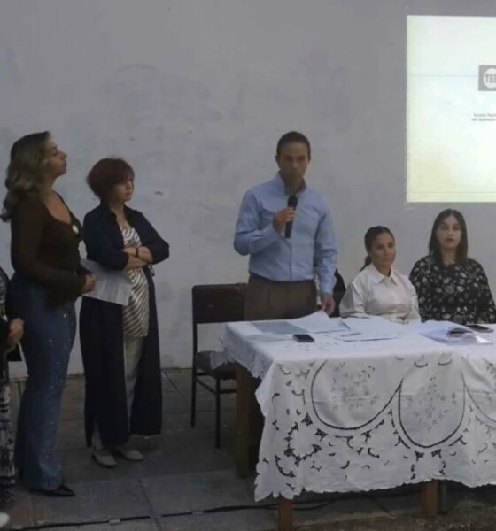 Ο Πρόεδρος του Τ.Ε.Ε. Αιτωλοακαρνανίας, Πάνος Κέκελος, μίλησε το απόγευμα της Τετάρτης (30/09) στις Εργατικές Κατοικίες του Ρηγανά για την ανάπλαση της Πλατείας.