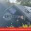 Αναστάτωση στην Ιόνια Οδό, όταν λεωφορείο του Πολεμικού Ναυτικού με 23 Δόκιμους Υπαξιωματικούς ανετράπη, χωρίς ευτυχώς σοβαρούς τραυματισμούς.